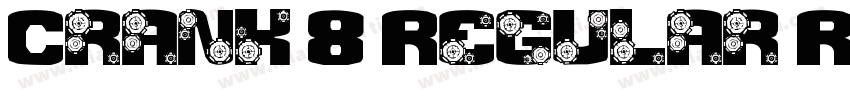 Crank 8 Regular Regular字体转换